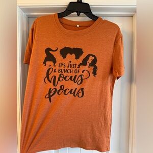 Orange Hocus Pocus Graphic Tee-Medium-Women’s
